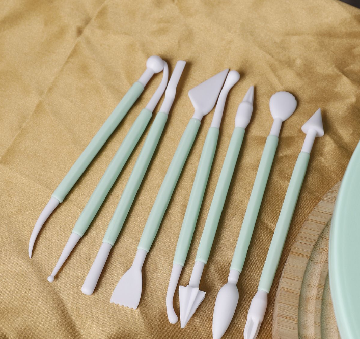 207 Pieces Cake Decorating Kit with Nordic Blue Revolving Turntable Icing Tips and Spatulas Complete Baking Tool Set