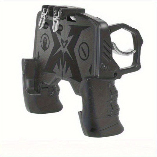 K21 Mobile Game Controller Gamepad L1 R1 Trigger Fire Buttons Ergonomic Grip for PUBG COD Mobile iOS Android Phone Black.