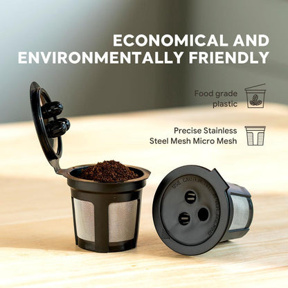Reusable K-Cup Coffee Pod Filter for Ninja Dual Brew Coffee Makers Triple Hole Capsule Shell UA2227.