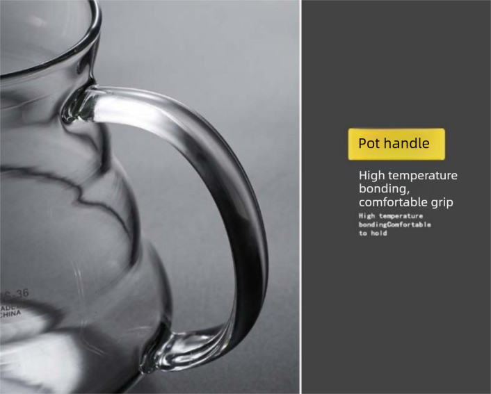 800ml Extra Large Glass Coffee Server - Heat Resistant "Cloud" Pour Over Carafe with Lid - Family Size Drip Coffee Pot & Tea Pitcher (3-5 Cups)