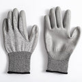 2-Pair Grey Level 5 Cut Resistant Work Glove - Anti-Abrasion & Anti-Puncture Protective Gloves (XL Size).