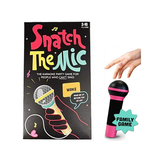 Snatch The Mic Music-Party Game - High-Energy Family & Social Interactive Game for All Ages.