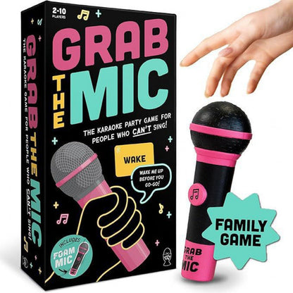Grab The Mic Music-Party Game - High-Energy Family & Social Interactive Game for All Ages.