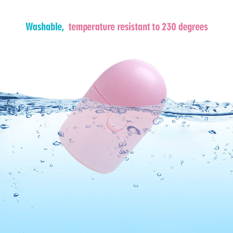 2PCS Reusable Medical Grade Silicone Menstrual Cup(XS Size) & 2PCS Matching Sterilizer Box - Microwave Safe Disinfector Case, Heat Resistant 130°C (Purple Set)