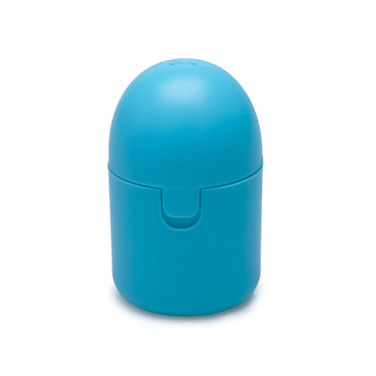 2PCS Reusable Medical Grade Silicone Menstrual Cup(L Size) & 2PCS Matching Sterilizer Box - Microwave Safe Disinfector Case, Heat Resistant 130°C (Blue Set)
