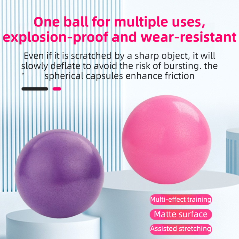 Grey Professional Pilates Ring & Yoga Ball Set - Multipurpose Home Fitness Equipment for Whole-Body Core Training & Pelvic Floor Strengthening.