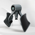 2-in-1 Black Smart LCD Counting Kegel Trainer for Glute Lifting & Leg Toning - Adjustable Resistance & 360Â° Rotating Baffles for Postpartum Recovery & Pelvic Health.