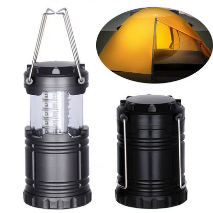 2-Pack 30LED Portable Handheld Collapsible Camping Lantern - Ultra-Bright 360Â° Emergency Tent Light for Hiking, Fishing & Power Outages.