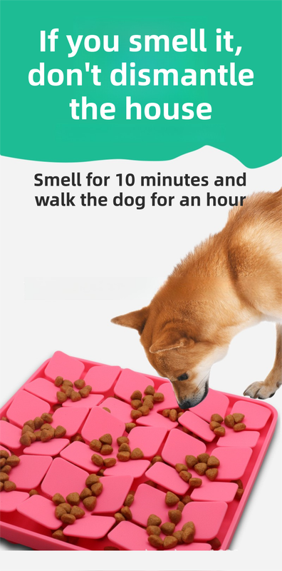 Green Food-Grade Silicone Pet Lick Mat for Perfect Distraction - 3D Textured Slow Feeder & Dental-Cleanner with Powerful Suction