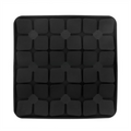 Black Food-Grade Silicone Pet Lick Mat for Perfect Distraction - 3D Textured Slow Feeder & Dental-Cleanner with Powerful Suction