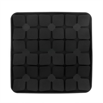 Black Food-Grade Silicone Pet Lick Mat for Perfect Distraction - 3D Textured Slow Feeder & Dental-Cleanner with Powerful Suction