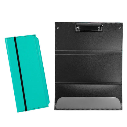 Dark Blue Professional Trifold Nursing Clipboard | Foldable A4 Medical Folder for Clinicals | Portable Nursing Student Storage Clipboard.