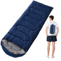 Navy-blue 0.7kg Ultra-Lightweight Compact Sleeping Bag | Portable Outdoor Camping & Travel Gear | Breathable Warm Weather Sleep System