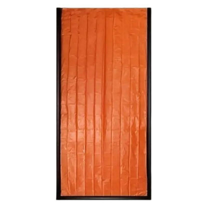 Orange 2-Pack Emergency Thermal Bivvy Sleeping Bag | High-Efficiency Heat Retention Survival Sack | Waterproof & Windproof Portable Shelter for Outdoor Camping 91x213cm
