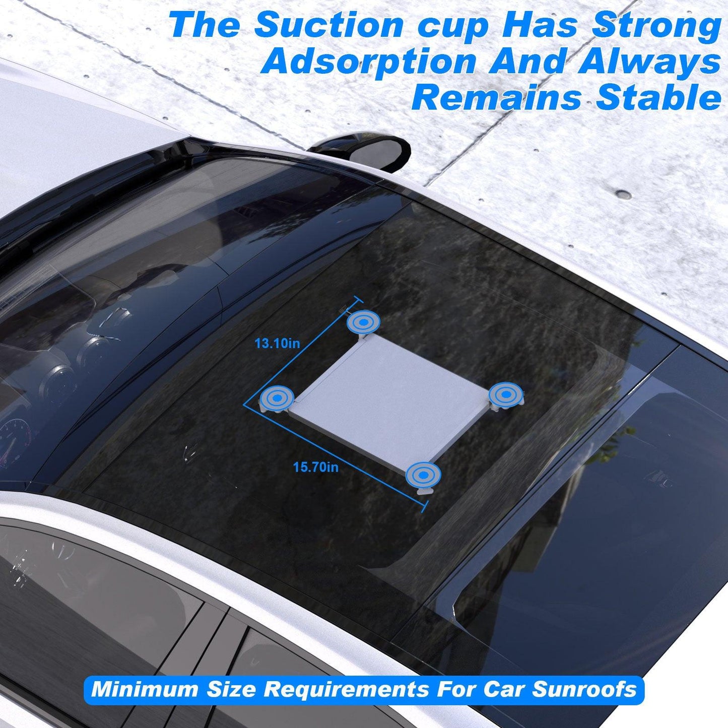 10 Pcs White Heavy-Duty Suction Cup Mount for Starlink Mini - All-Weather Car, RV & Boat Bracket.