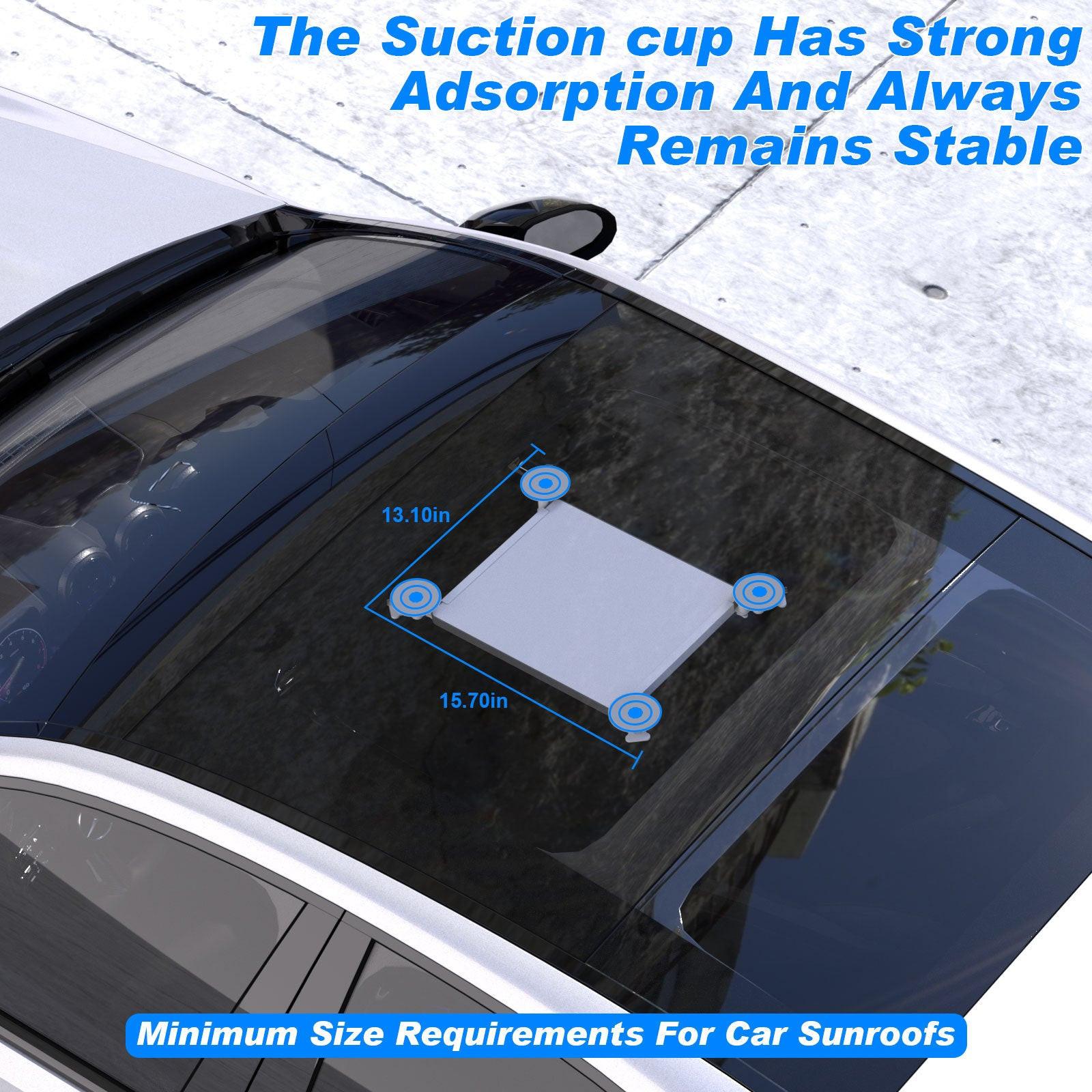 10 Pcs White Heavy-Duty Suction Cup Mount for Starlink Mini - All-Weather Car, RV & Boat Bracket.