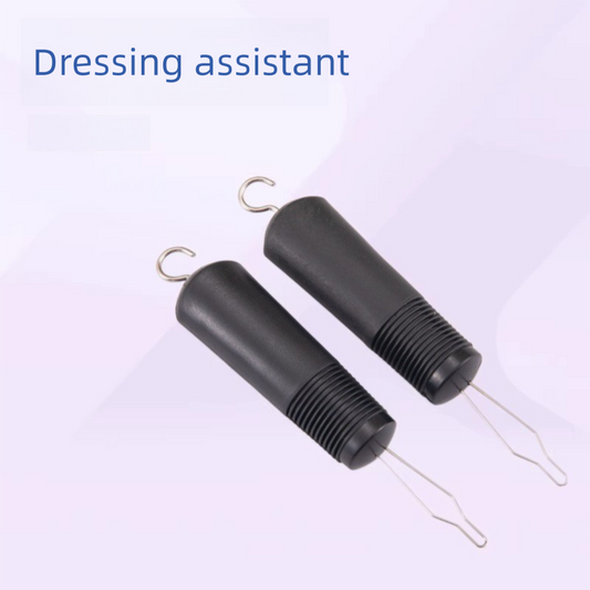 2 Pcs Black Dressing Aid Tool â Button & Zipper Assistant for Elderly and People with Limited Mobility.