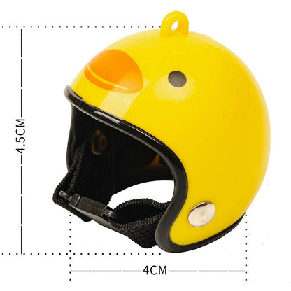 Red Pet Chicken Helmet Set of 3 – Protective Headgear for Chicks, Hens, and Birds