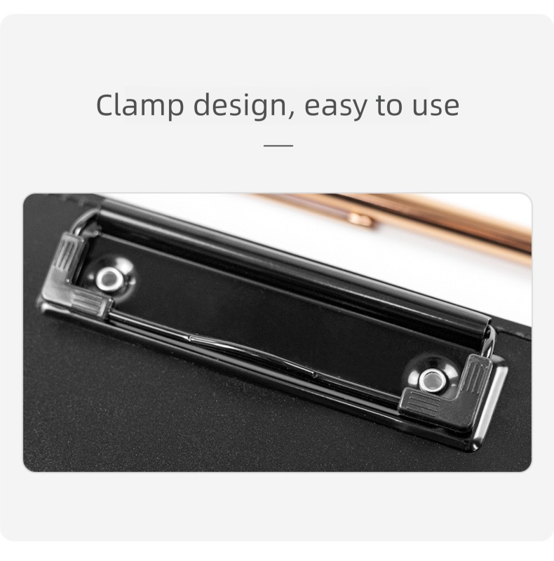 Blue-green Three-Fold Clipboard with Document Holder â PP Material, Compact Design for Medical & Office Use.