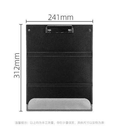 Blue-green Three-Fold Clipboard with Document Holder â PP Material, Compact Design for Medical & Office Use.