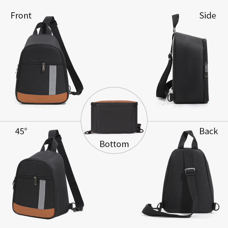 Grey Portable Insulated Lunch Bag with Thick Aluminum Foil Lining â Oxford Fabric Thermal Food Carrier for Work, School, Travel & Outdoor Use.