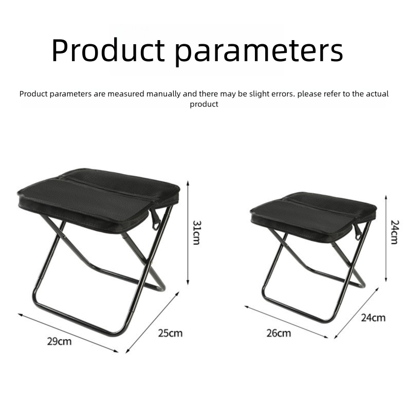 Green Portable Folding Backpack Stool with Carrying Case – Compact, Durable Outdoor Seat for Camping, Hiking, Fishing & Travel(small)