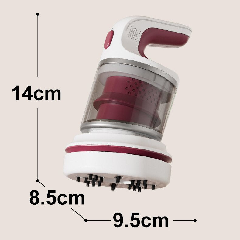 Green Compact Desktop Vacuum Cleaner – Cordless Handheld Dust Remover for Office, Keyboard, Car & Home Use with Dual Suction Modes and USB Charging