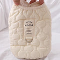 Beige Winter Dog Vest for Small and Medium Breeds – Thickened Warm Quilted Coat with Soft Fleece Lining, Adjustable Fit for Dogs and Cats(Size: XL)
