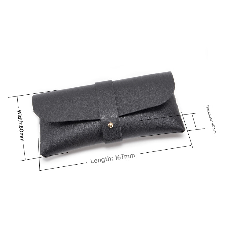 30-Piece Grey Chic & Sleek PU Leather Soft Eyeglass Case - Protective Pouch for Sunglasses & Reading Glasses