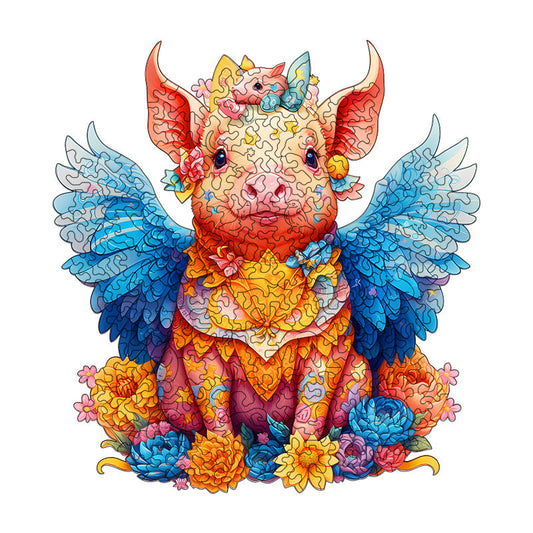 Irregular-Shaped Puzzle â A3 Size (33Ã43cm), 210-Piece Design, 4mm Thickness, Compact Packaging(Fliggy Angel).