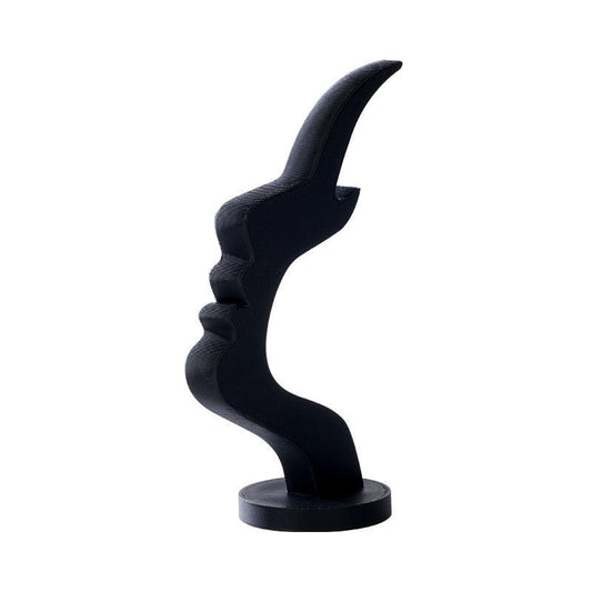 2-Pack Black Desktop Eyeglass Holder â Minimalist Design for Home or Office, Stable Display Stand with Rounded Base.