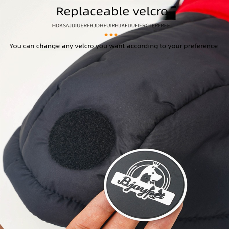 Green Thickened Winter Dog Coat with Reflective Strips – Waterproof, Windproof Pet Jacket for Small to Medium Dogs, Adjustable Fit with Detachable Leash Hook and Decorative Velcro Patch(Size: L)