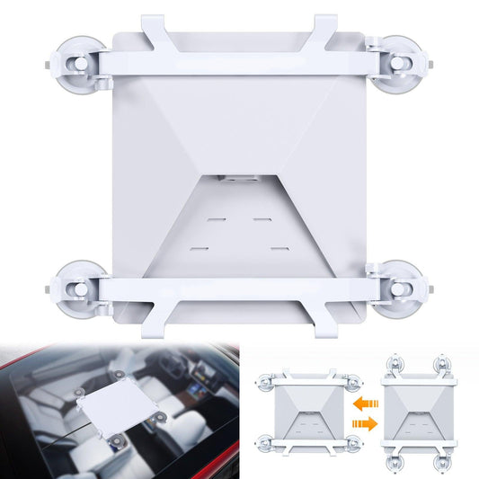 Universal Car Quad-Suction Cup Mount for Starlink Mini - Weather-Resistant Secure Vehicle Stabilizer for Sunroof & Window Glass.