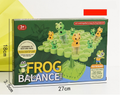 Green  Frog Balance Tree Stacking Game - 50PCS Two-Player Balance Board Game with Challenge Spinner, Desktop Puzzle Toy for Preschool Kids Hand-Eye Coordination Development