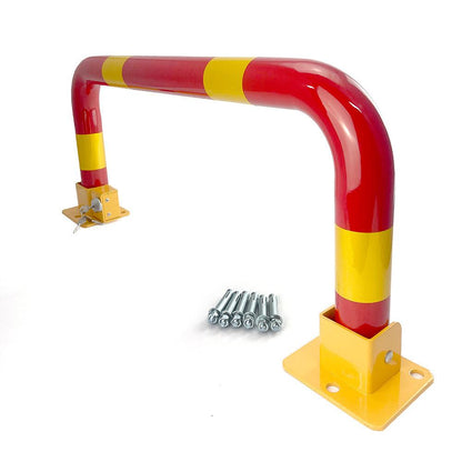 Arch Parking Barrier Fold Down Vehicle Security Locker Keyed Alike.