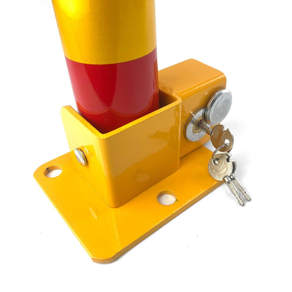 Arch Parking Barrier Fold Down Vehicle Security Locker Keyed Alike.