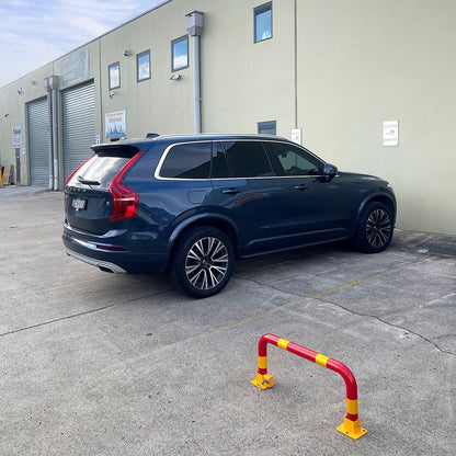 Arch Parking Barrier Fold Down Vehicle Security Locker Keyed Alike.