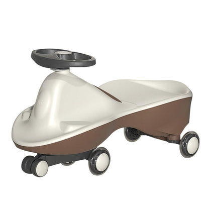 Moka White-Glide Walker Swing Car Twist Car Rind On Toy  Italian Designer For Children Outdoor.