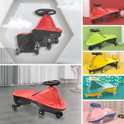 Moka White-Glide Walker Swing Car Twist Car Rind On Toy  Italian Designer For Children Outdoor.