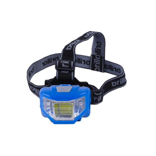5 Mode Headlamp with COB LED Technology-Blue/Black - Black.