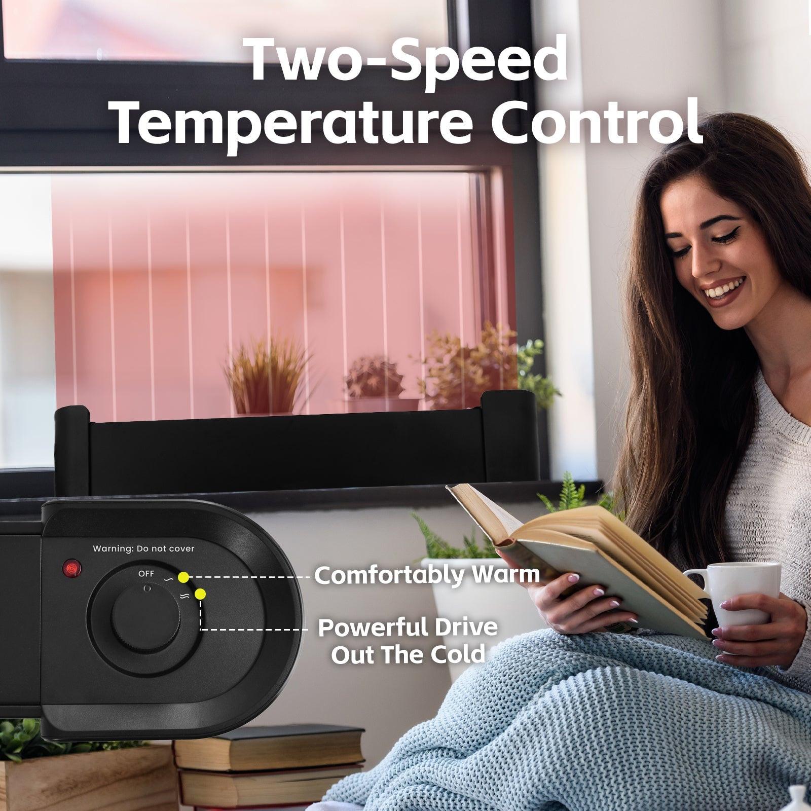 2200W Graphene Floor Electric Heater â Fast Heating, Energy-Efficient, Portable Indoor Heater.