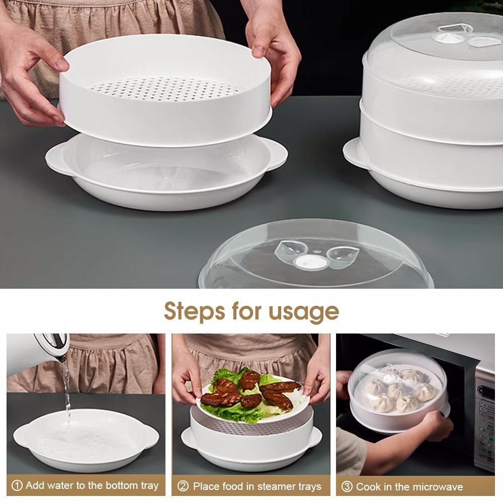 2 Tier Microwave Steamer.