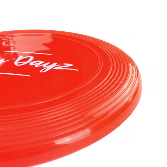 28cm Lazy Dayz Jumbo Neon Beach Frisbee - Red.