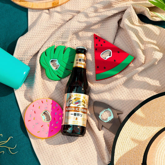 4Pks of 12cm Summer Essential Novelty Bottle Opener.