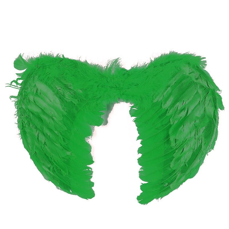Large feather angel wings assorted colours - Blue