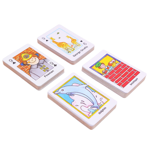 Crazy Eight Hearts Old Maid Fish Educational children card games - Hearts.