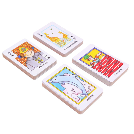 Crazy Eight Hearts Old Maid Fish Educational children card games - Old Maid.