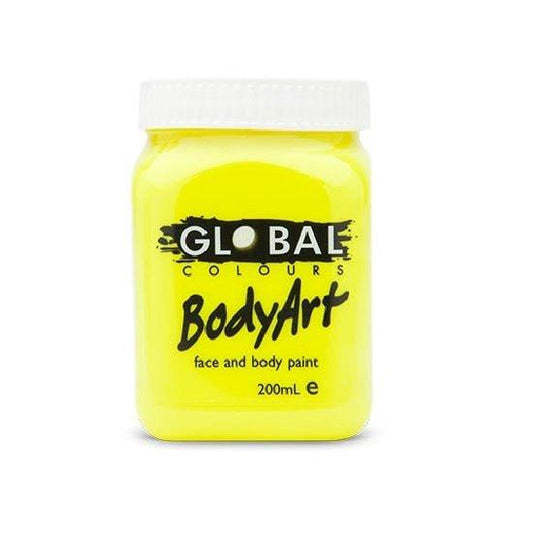 Global Colours BodyArt  Face and body paint in Jar 200ml Performance quality - Deep Green.