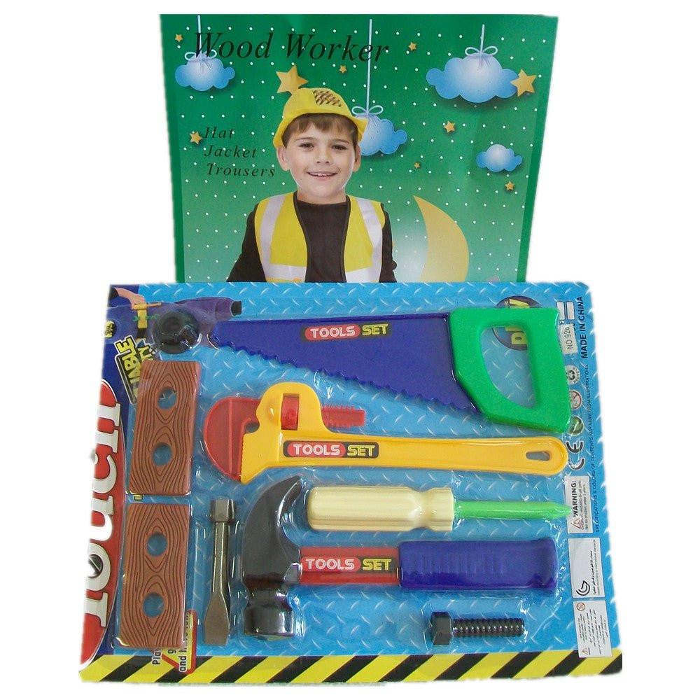 Boys costume wood worker.