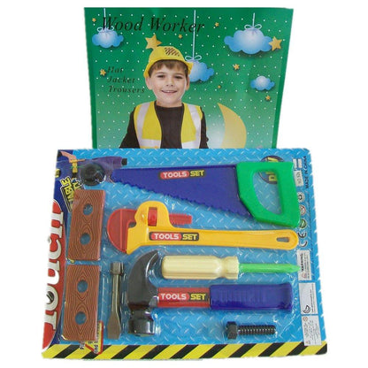 Boys costume wood worker.